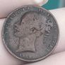1858 Farthing Victoria x2 Image 3