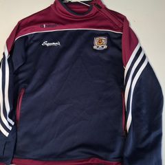Galway GAA O'Neills Hurling/Gaelic Football Quarter Zip Jersey (Youths 10-11 Years) FREE POST