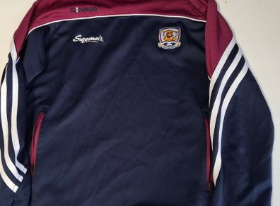 Galway GAA O'Neills Hurling/Gaelic Football Quarter Zip Jersey (Youths 10-11 Years) FREE POST