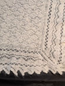 Orenburg goat down shawl
