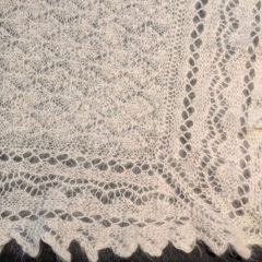 Orenburg goat down shawl