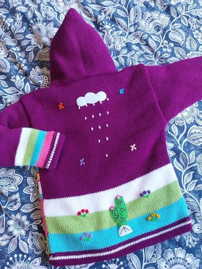 Peruvian kids cardigan