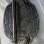 Pristine Vintage Ornate Silver Belt Buckle Image 3