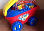 Mega Bloks Play n Go Wagon & 80 Piece Set Mega Bloks