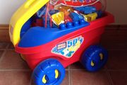 Mega Bloks Play n Go Wagon &amp; 80 Piece Set Mega Bloks