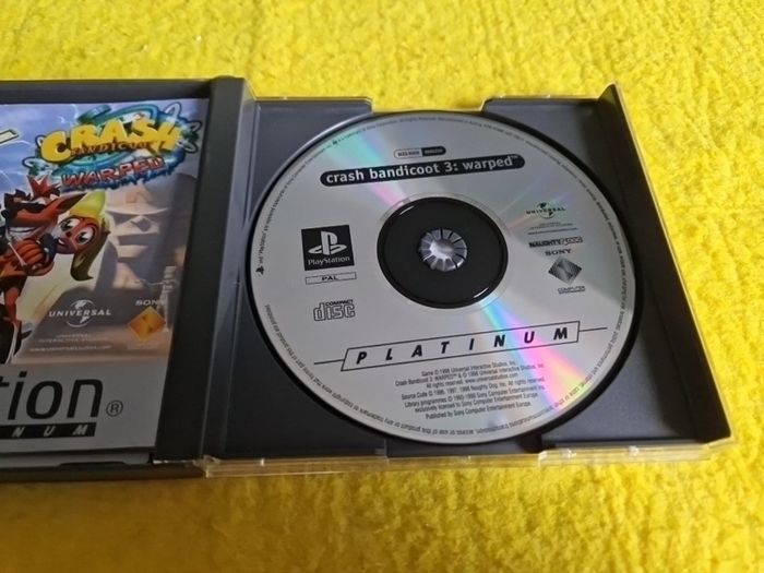 Crash Bandicoot 3 Warped PlayStation1 ps1 PlayStation2 ps2 games Original