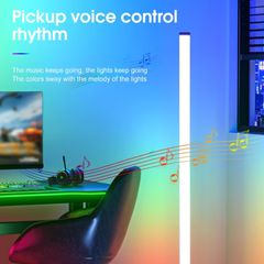 1pc LED RGB Ambient Light with Sound Sensor, USB-Powered Infrared Remote Control