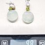 Prasiolite, Peridot & Pearl Sterling Silver Earrings Image 8