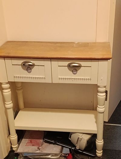 Table with drawers