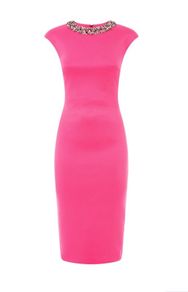 Ted Baker Women's Fuchsia Elenna Embellished Midi Dress