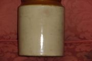 antique stone jam jar