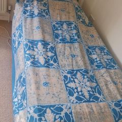 Two metal frame beds