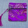 Silk purse, Coin purse, Jewellery storage. Image 7