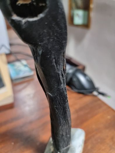 Irish sculpture made from ancient bog oak