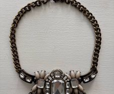 Vintage Chunky Costume Statement Necklace - J. Crew