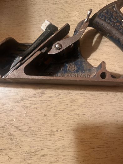 W78 WODEN rebate plane. 2 settings for blade