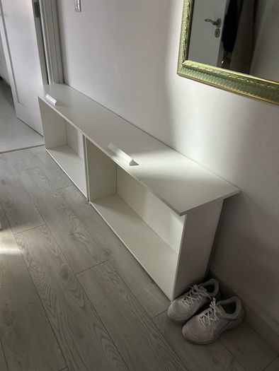IKEA BRIMNES Double bed frame with storage white