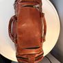 Stunning vintage leather Boston bag in Cognac Leather Image 7