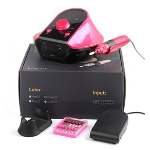 2021 Professional 35000RPM 45W Electric Nail Drill Machine PINK