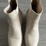 Cream Chelsea Boots: Size 5 Image 2