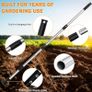 Weed Remover Tool 2-in-1 Weed Rake & Hoe Combo, Heavy Duty Manual Weed Puller with 40-148cm Adjustable Long Handle, Ergonomic Weeding Tools for Lawn, Yard, Patio, Garden Image 4