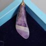 Real Amethyst pendant, L 5 cm Image 2