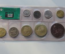3 x Silver coins in 1972 Austrian Proof Coin Set ("durch Ihre Volksbank" edition)