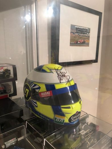 Lando Norris Signed 1/2 McLaren Helmet