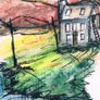 Ireland Inspired Aquarell Landscape from the Artist Image 2