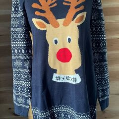 christmas jumper dress size 10 new