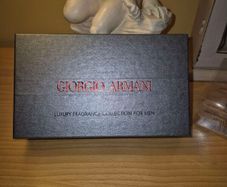 NEW & BOXED Giorgio Armani Luxury Fragrance Collection for Men - 4pc Mini Set, AV