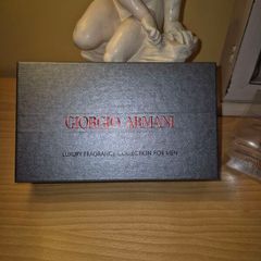 NEW & BOXED Giorgio Armani Luxury Fragrance Collection for Men - 4pc Mini Set, AV