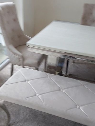 Marble Kitchen table and chairs