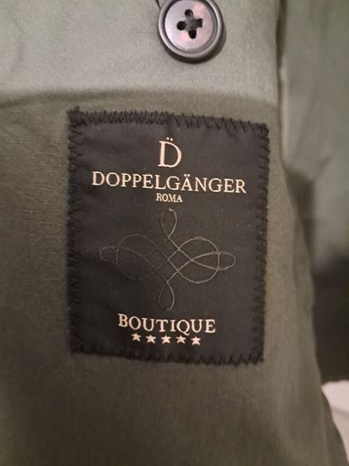 Men's branded cotton blazer : Doppelganger Roma