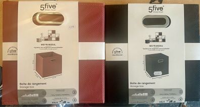 Two boxes storage NEW WITH TAG