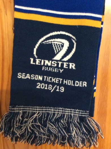 Leinster Rugby. Official Scarfs.Issued To Leinster Rugby Season Ticket Holders.High Quality Items.