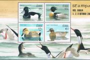 2004 Ireland Stampa Members Souvenir Ducks Commemorative Stamps Miniature Sheet Overprinted for Stampa Mint Never Hinged (MNH)