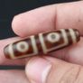 Anitque Himalayan 4 Eyes Tibetan Agate Bead Amulet Image 5