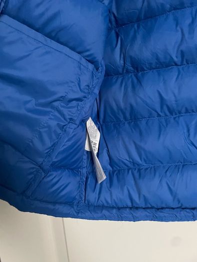Winter jacket boys down feather water repellent blue Mango 7-8y New