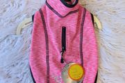 Small pink dog jacket. New