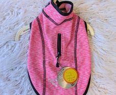 Small pink dog jacket. New