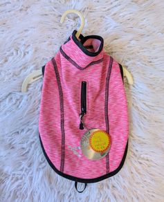 Small pink dog jacket. New