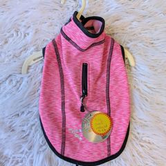 Small pink dog jacket. New