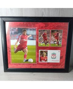 Liverpool Fc Steven Gerrard 2006 Wall Picture Rare Retro Soccer