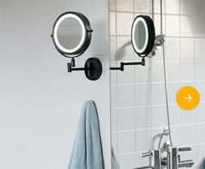 double sided light up vanity mirror
