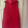 Carolyn Donnelly The Edit | Reversible Quilted Long Gilet (Red/Black) Image 2