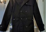 Men's Black Mac Raincoat