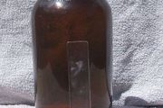 BRITISH DRUG HOUSES LTD (BDH) - a vintage large brown glass bottle (1960s or earlier). About 11" high. PRICE REDUCED.