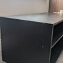 Black Tv unit / shelving unit Image 2