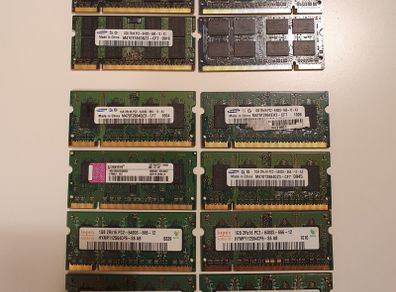 Ddr2 Ram for Laptops 4 x 2 GB + 8 x 1GB